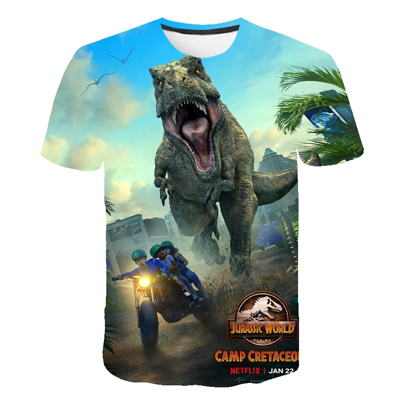 3-14 Years Kids Dinosaur T Shirt For Boys Girls Super Fashion Style Children Unisex Jurassic World Dominion T-shirt Casual Tees
3-14 Years Kids Dinosaur T Shirt For Boys Girls Super Fashion Style Children Unisex Jurassic World Dominion T-shirt Casual Tees