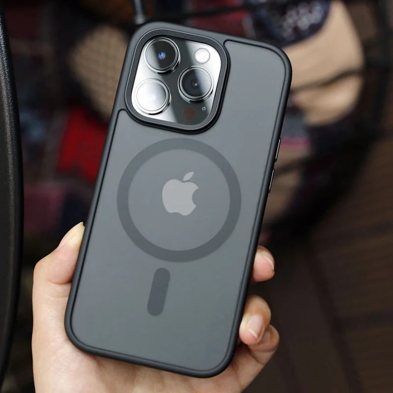 Роскошный Магнитный чехол для телефона Magsafe с беспроводной зарядкой для iPhone 14 13 12 11 Pro Max Plus, прозрачный матовый противоударный чехол
Роскошный Магнитный чехол для телефона Magsafe с беспроводной зарядкой для iPhone 14 13 12 11 Pro Max Plus, прозрачный матовый противоударный чехол