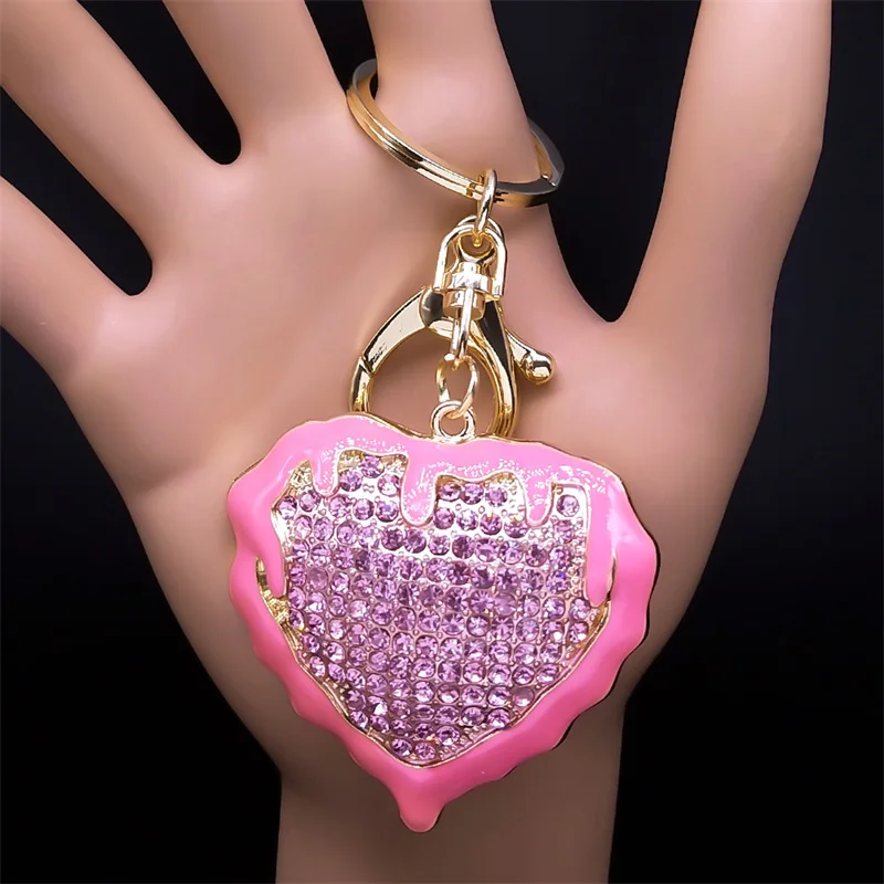 Y2k Heart Key Chains for Women Girl Gold Color Metal Crystal Couple Peach Heart Handbag Pendant Keyring Gift Jewelry K9041S01
Y2k Heart Key Chains for Women Girl Gold Color Metal Crystal Couple Peach Heart Handbag Pendant Keyring Gift Jewelry K9041S01