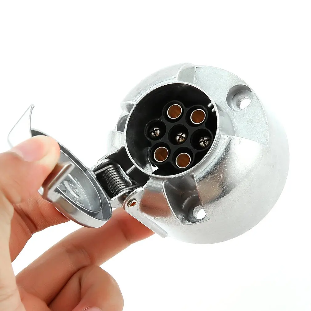 7-Pin HT3004 Connector Trailer Socket Heavy-Duty Round Wiring Socket 12V Towbar Towing Caravan Truck Socket Car Accessories
7-Pin HT3004 Connector Trailer Socket Heavy-Duty Round Wiring Socket 12V Towbar Towing Caravan Truck Socket Car Accessories