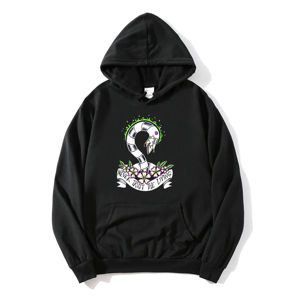 Beetlejuice Sweatshirts Horror Films Women Clothing Aesthetic Beetlejuice Sweatshirt Fashion Never Trust Hoodie Tops Goth m 
Beetlejuice Sweatshirts Horror Films Women Clothing Aesthetic Beetlejuice Sweatshirt Fashion Never Trust Hoodie Tops Goth m