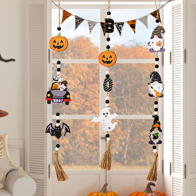 Halloween Pumpkin Bat Hanging Pendant Bead String Tassel Spook Witch Drop Ornament Happy Halloween Day Party Decors For Home
Halloween Pumpkin Bat Hanging Pendant Bead String Tassel Spook Witch Drop Ornament Happy Halloween Day Party Decors For Home