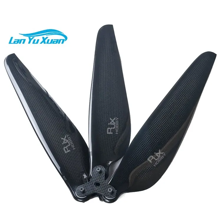 RJX Carbon Fiber 3 BLADE Propeller 28 inch CW CCW aircraft propeller for drone UAV 
RJX Carbon Fiber 3 BLADE Propeller 28 inch CW CCW aircraft propeller for drone UAV
