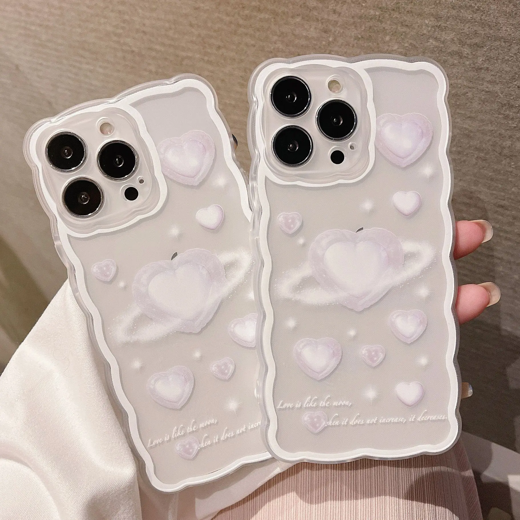 Ins Korea Cute Clear Phone Case For iPhone 13 12 11 Pro Max XS Max X XR Cases Shell Wavy Shockproof Transparent Soft Back Cover
Ins Korea Cute Clear Phone Case For iPhone 13 12 11 Pro Max XS Max X XR Cases Shell Wavy Shockproof Transparent Soft Back Cover