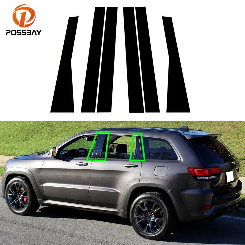 For Jeep Grand Cherokee 2011-2021 Car Pillar Posts Door Window Trim Panel Cover BC Column Sticker Accessories Exterior Parts
For Jeep Grand Cherokee 2011-2021 Car Pillar Posts Door Window Trim Panel Cover BC Column Sticker Accessories Exterior Parts
