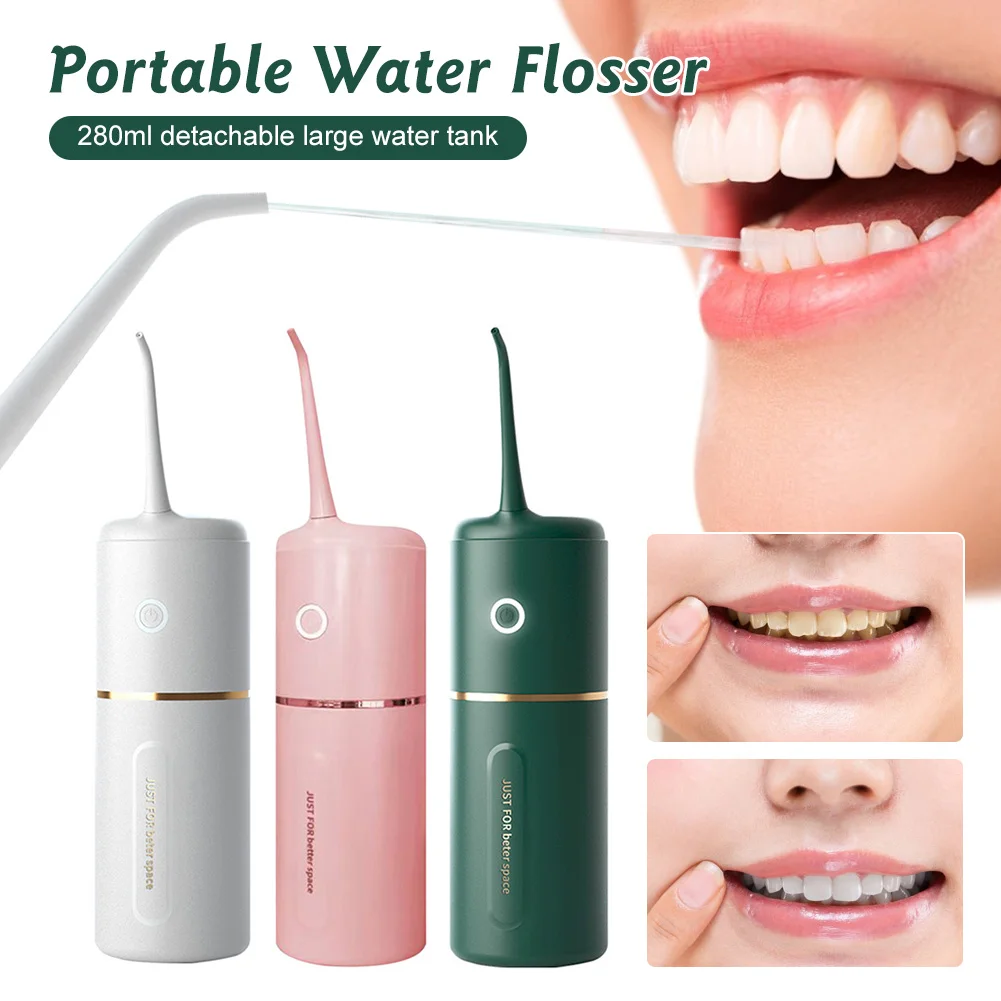 Portable Dental Water Flosser Oral Irrigator 3 Modes Tooth Cleaner USB Rechargeable Oral Water Jet IPX7 Waterproof Oral Care
Portable Dental Water Flosser Oral Irrigator 3 Modes Tooth Cleaner USB Rechargeable Oral Water Jet IPX7 Waterproof Oral Care
