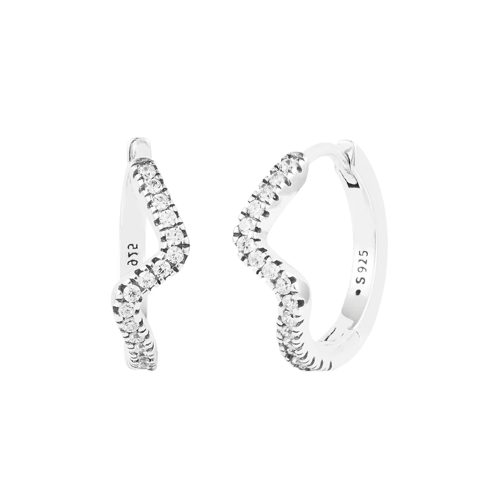 CKK Sparkling Wave Hoop Earrings Sterling Silver 925 Original Jewelry for Women Pendientes Aros Plata 925 Mujer Aretes
CKK Sparkling Wave Hoop Earrings Sterling Silver 925 Original Jewelry for Women Pendientes Aros Plata 925 Mujer Aretes