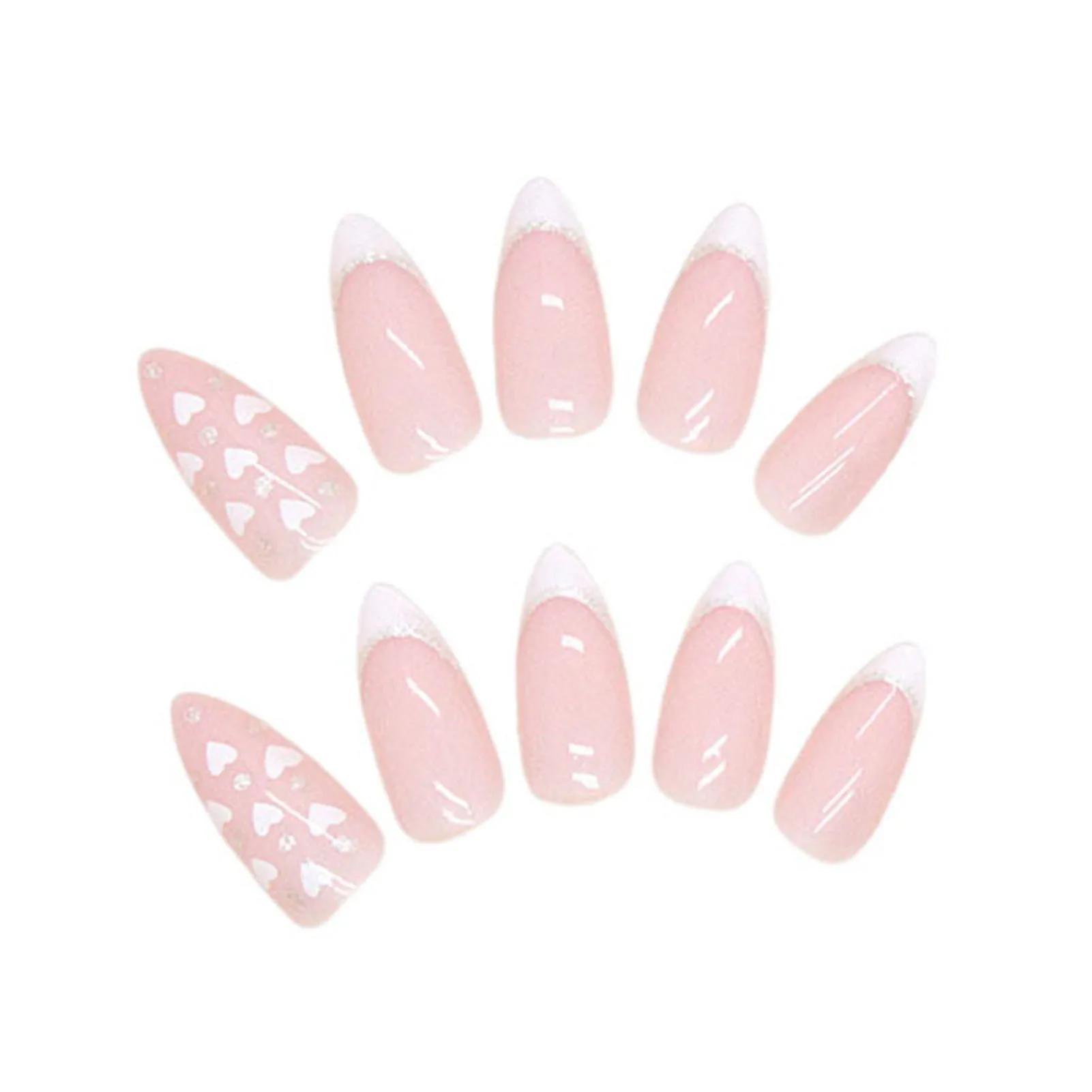 Nude Color White Edge Fake Nail Long Lasting No Fading Fake Nail Easy Removal for Nail Art Manicure Decoration
Nude Color White Edge Fake Nail Long Lasting No Fading Fake Nail Easy Removal for Nail Art Manicure Decoration
