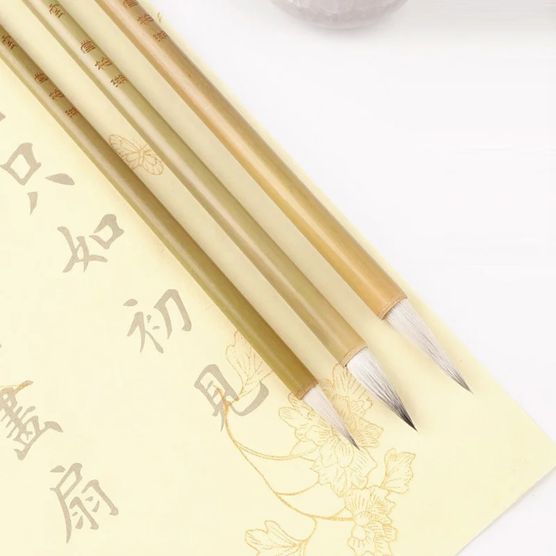 Bamboo pole big white cloud traditional brush student calligraphy training class beginner regular script practice wholesale
Bamboo pole big white cloud traditional brush student calligraphy training class beginner regular script practice wholesale