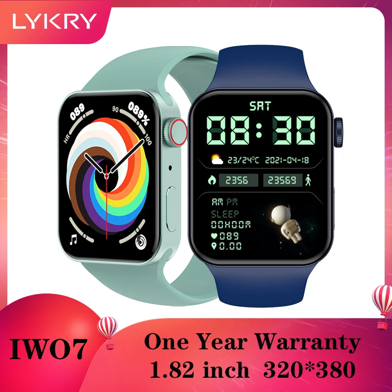 LYKRY IWO 15 2021 New Smartwatch Series 7 BT Call DIY Face Smart Watch Men Women Fitness Tracker For Androis iOS PK HW22 W46 W37
LYKRY IWO 15 2021 New Smartwatch Series 7 BT Call DIY Face Smart Watch Men Women Fitness Tracker For Androis iOS PK HW22 W46 W37