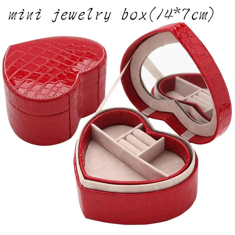 Heart-shaped Jewelry Box Leather Jewelry Creative Jewelry Box Jewelry Storage Box
Heart-shaped Jewelry Box Leather Jewelry Creative Jewelry Box Jewelry Storage Box