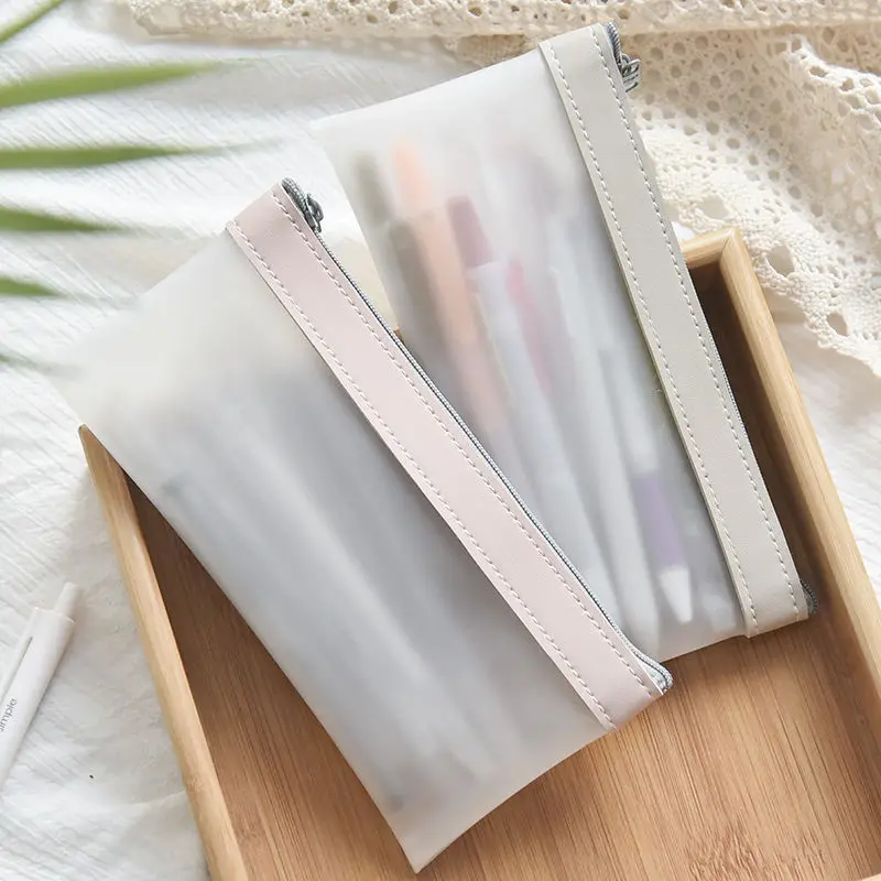 Transparent Pencil Case for Girls Simple Junior High School Large Capacity High School Student Stationery Case Stationery Box
Transparent Pencil Case for Girls Simple Junior High School Large Capacity High School Student Stationery Case Stationery Box