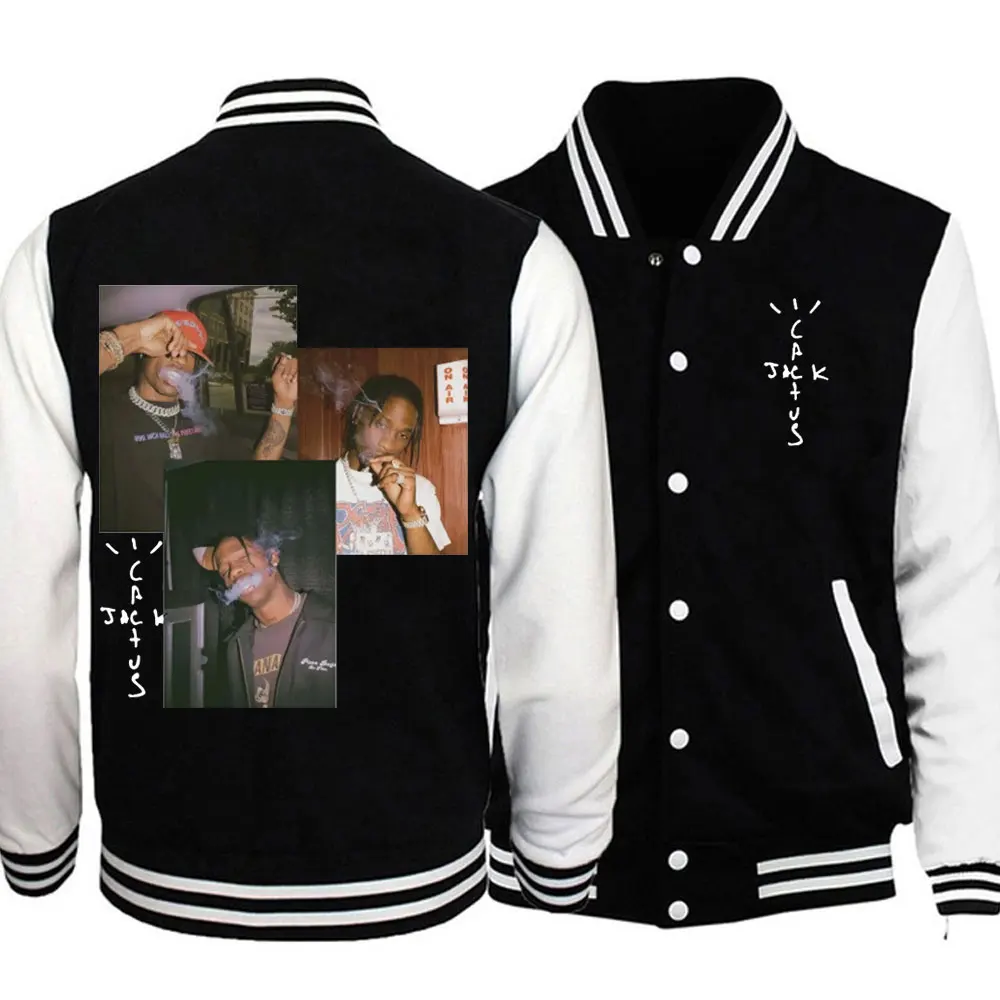 2022 New Travis Scotts Rapper Hip Hop Men Women Fashion Oversized Coat Streetwear Baseball Uniform Cactus Jack Swag Print Jacket
2022 New Travis Scotts Rapper Hip Hop Men Women Fashion Oversized Coat Streetwear Baseball Uniform Cactus Jack Swag Print Jacket