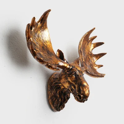 Big-eared moose head wall hanging animal head Nordic style Decorative hanging home living room soft decoration art wall hanging
Big-eared moose head wall hanging animal head Nordic style Decorative hanging home living room soft decoration art wall hanging