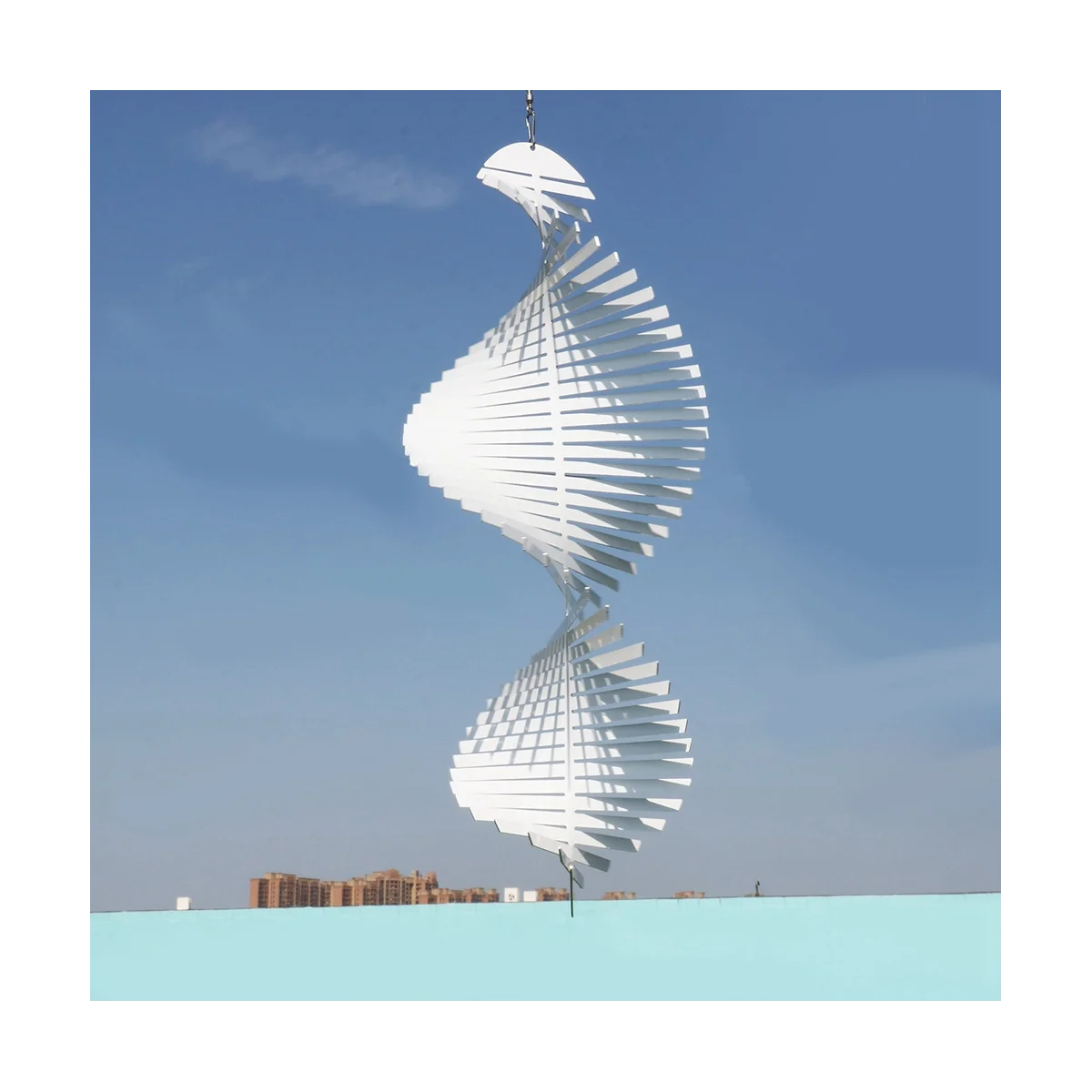 Kinetic Blank Sublimation Wind Spinner 3D Spiral Windchime Chime Sculpture Hanging Outdoor Indoor Garden Decor 18X45cm
Kinetic Blank Sublimation Wind Spinner 3D Spiral Windchime Chime Sculpture Hanging Outdoor Indoor Garden Decor 18X45cm