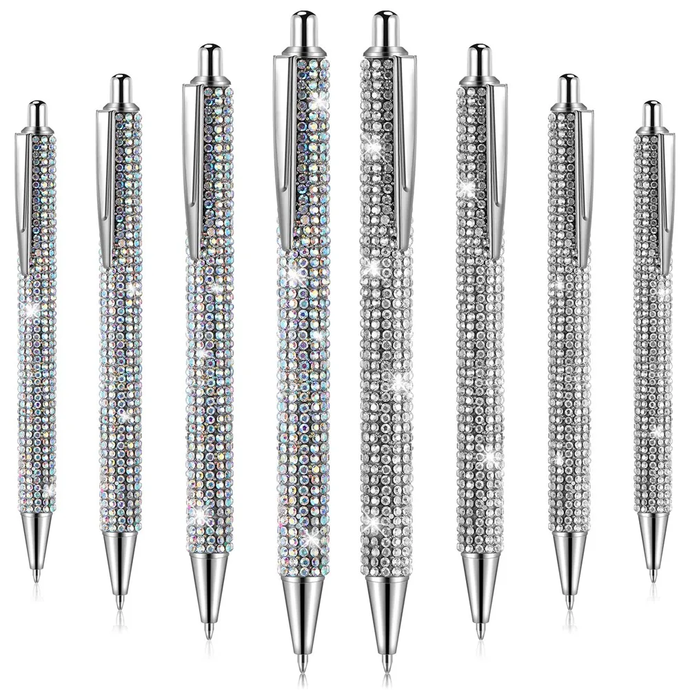 8Pcs Cute Pen Bling Diamond Pens Christmas Rhinestones Gift Metal Ballpoint Pens Fancy Sparkly Crystal Pens B
8Pcs Cute Pen Bling Diamond Pens Christmas Rhinestones Gift Metal Ballpoint Pens Fancy Sparkly Crystal Pens B