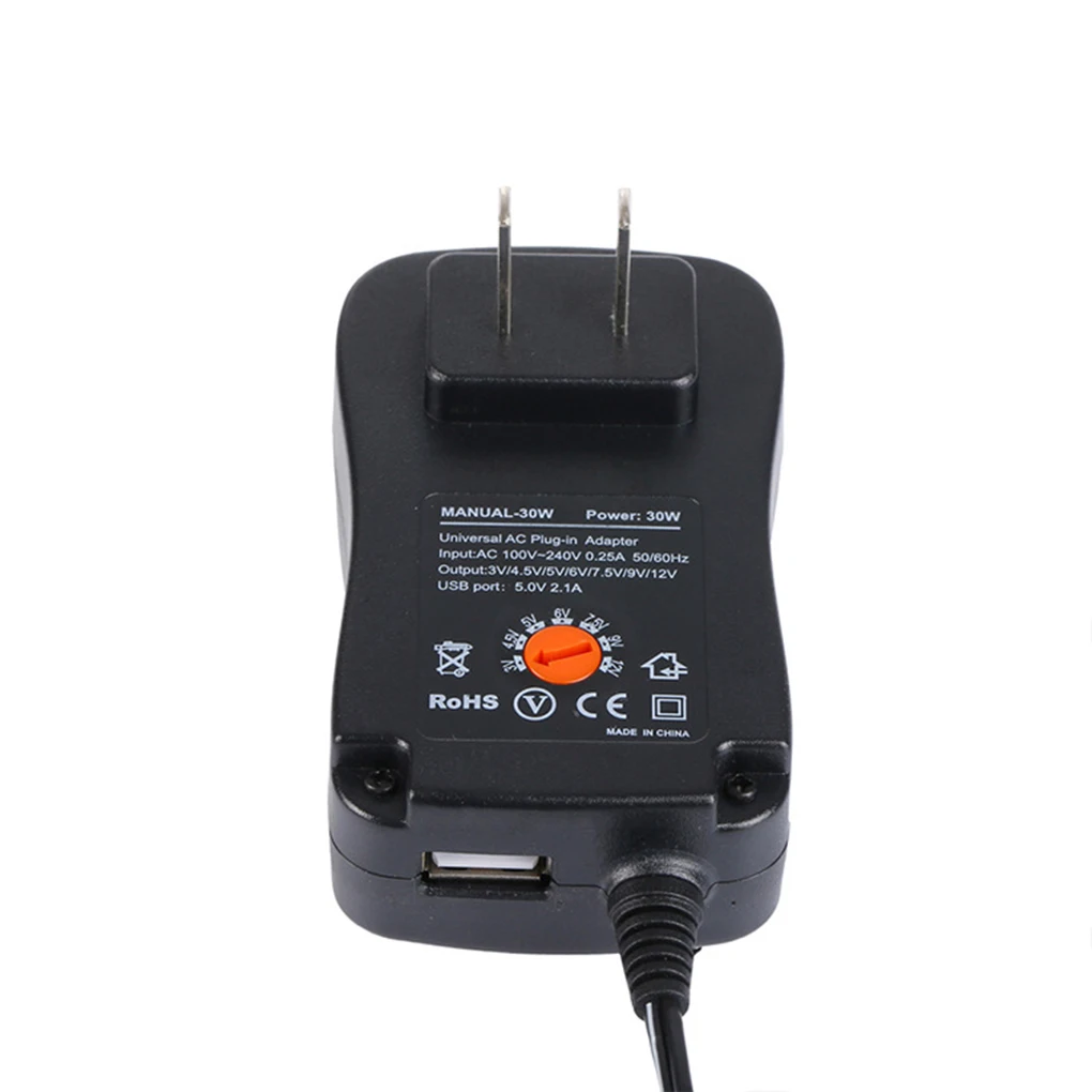 AC DC Adapter Switching Power Supply Transformer Converter 8 Plug 30W for 3V to 12V Electronics LED Strip 8pcs
AC DC Adapter Switching Power Supply Transformer Converter 8 Plug 30W for 3V to 12V Electronics LED Strip 8pcs