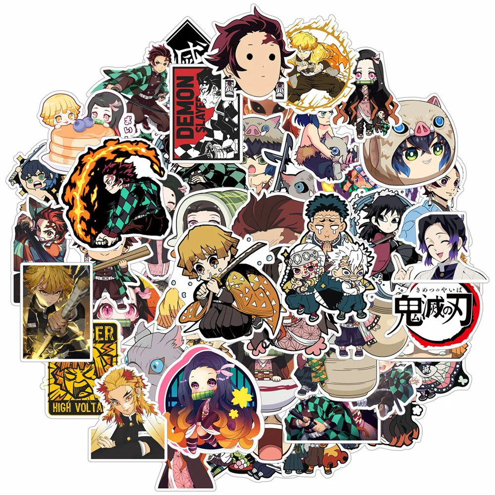 10/30/50PCS Ghost Killing Blade Cartoon Sticker Party Decoration Car Guitar Water Cup Suitcase Refrigerator PersonalityWholesale
10/30/50PCS Ghost Killing Blade Cartoon Sticker Party Decoration Car Guitar Water Cup Suitcase Refrigerator PersonalityWholesale
