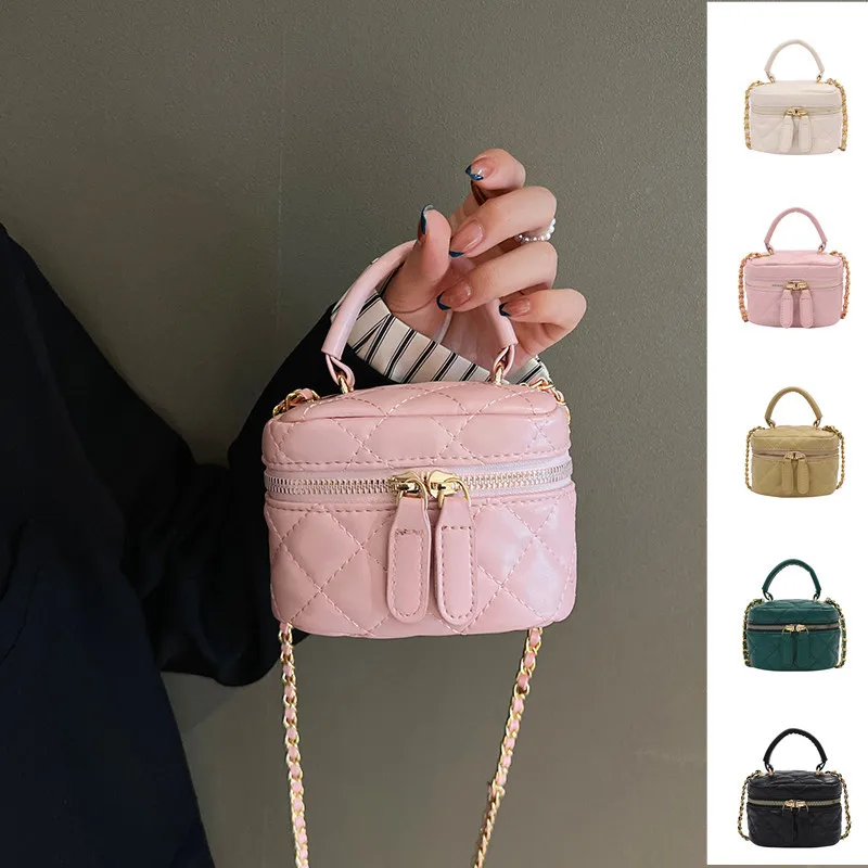 Crossbody Bags for Women 2022 New Trendy Solid Color Fashion Rhombus Chain Niche One-shoulder Lipstick Handbag
Crossbody Bags for Women 2022 New Trendy Solid Color Fashion Rhombus Chain Niche One-shoulder Lipstick Handbag