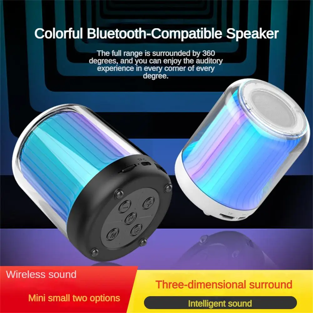 Wireless Audio Free To Connect Beautiful Audio Layout Buttons Car Mini Stereo Colorful Night Light Wireless Speaker
Wireless Audio Free To Connect Beautiful Audio Layout Buttons Car Mini Stereo Colorful Night Light Wireless Speaker