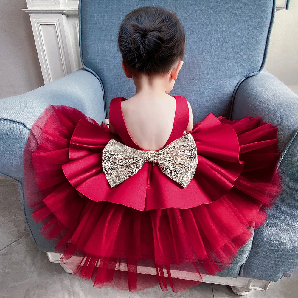 Sequin Newborn Flower Girl Party Dress Puffy Ball Gown Lovely Girls Birthday Tutu Dress
Sequin Newborn Flower Girl Party Dress Puffy Ball Gown Lovely Girls Birthday Tutu Dress
