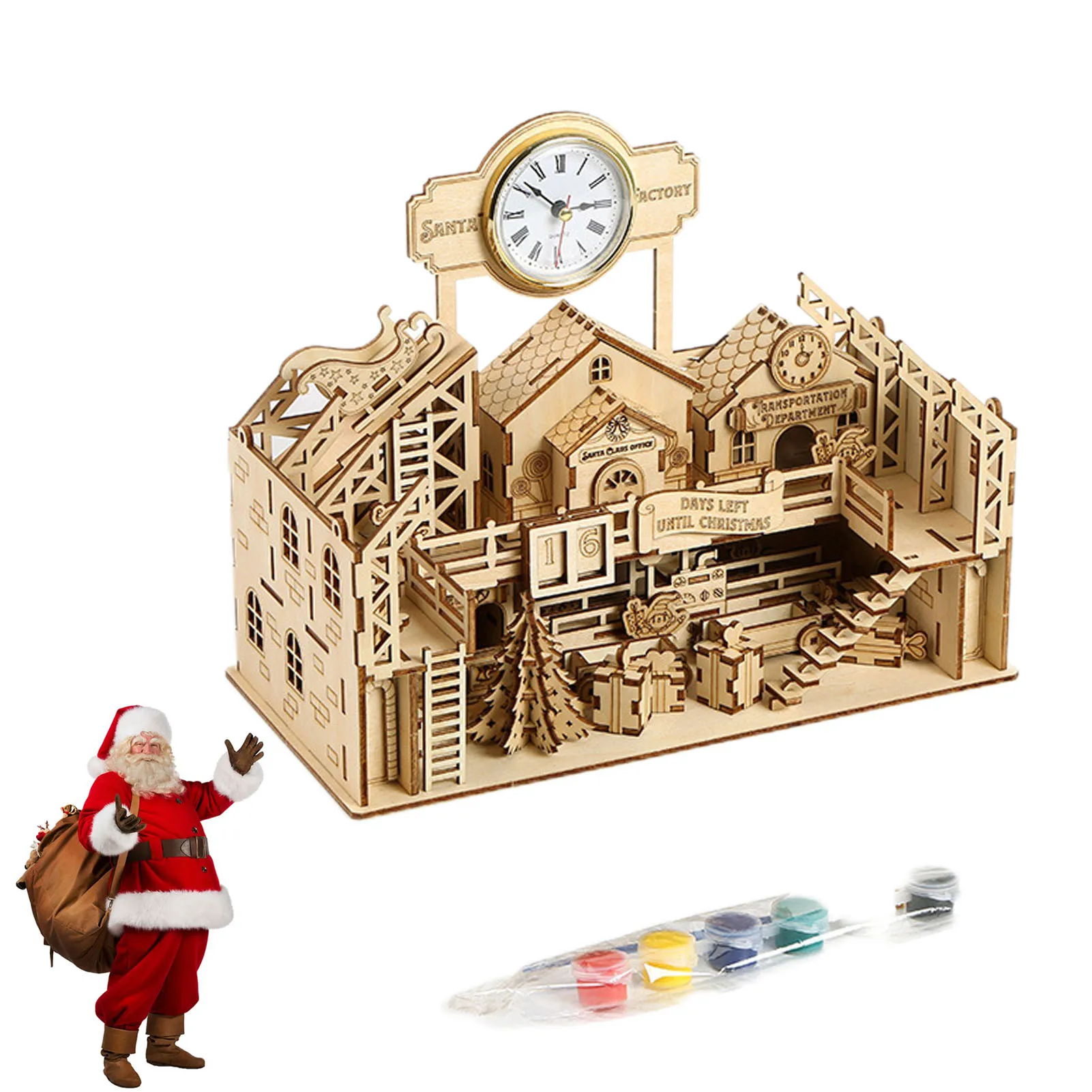 3D Wooden Puzzles Santa's Factory Model Kits Educational 3D Wood Model Building Toy Building Model Christmas Birthday Gifts For
3D Wooden Puzzles Santa's Factory Model Kits Educational 3D Wood Model Building Toy Building Model Christmas Birthday Gifts For