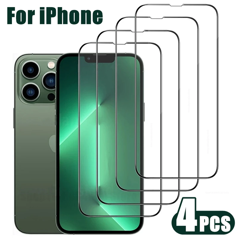 4Pcs Tempered Glass for IPhone 14 13 12 Mini 11 Pro Max Screen Protector for IPhone X XS MAX XR SE 6 7 8 14Plus Protective Glass
4Pcs Tempered Glass for IPhone 14 13 12 Mini 11 Pro Max Screen Protector for IPhone X XS MAX XR SE 6 7 8 14Plus Protective Glass