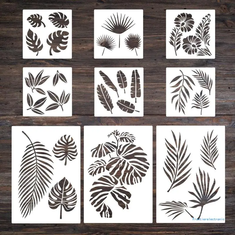 Art Flower Leaves Stencils Painting Templates DIY Craft Scrabook Drawing 9 Sheet DropShipping
Art Flower Leaves Stencils Painting Templates DIY Craft Scrabook Drawing 9 Sheet DropShipping