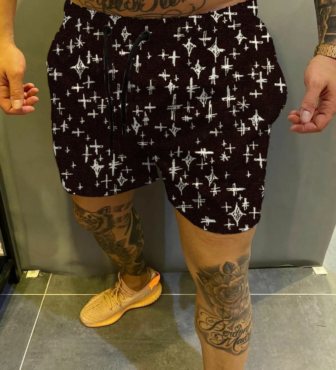 Couples beach pants quick dry fashion Europe and the United States 3D digital printing dog loose leisure five minutes shorts
Couples beach pants quick dry fashion Europe and the United States 3D digital printing dog loose leisure five minutes shorts