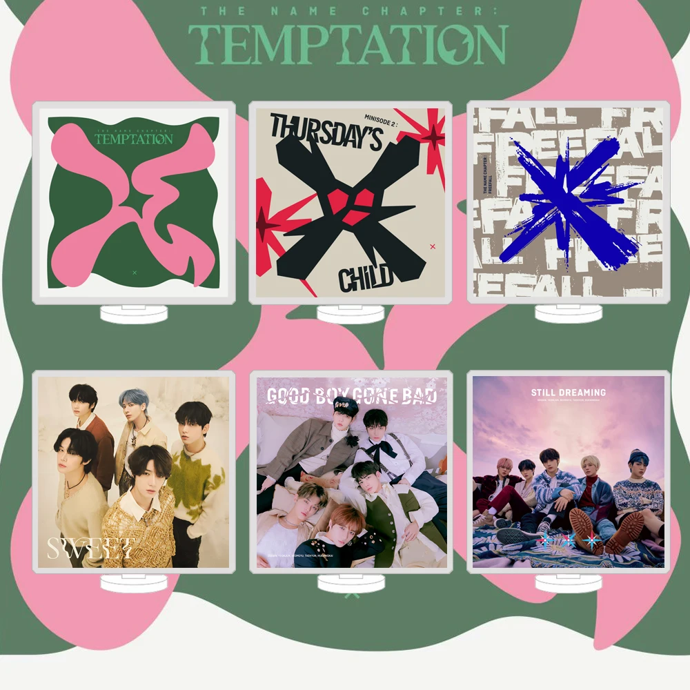 

4CM Kpop TXT Albums Standee FREEFALL TEMPTATION FREEZE YEONJUN BEOMGYU TAEHYUN SOOBIN Figures Stand Stray Kids Kpop Accessories