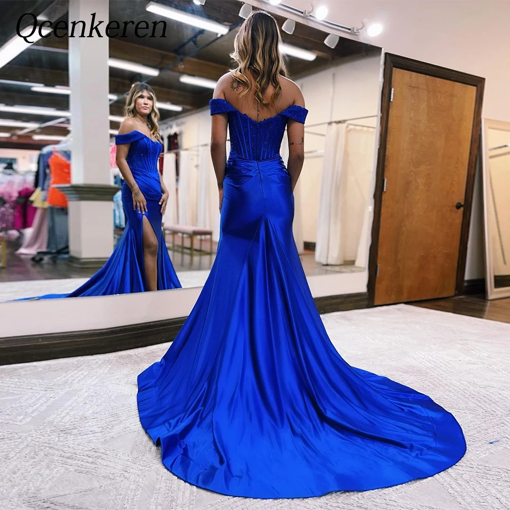 Off The Shoulder Evening Formal Sheath Bespoke Occasion A-line Party Dresses Court Train Gowns Women Robes de Soirée 2022
Off The Shoulder Evening Formal Sheath Bespoke Occasion A-line Party Dresses Court Train Gowns Women Robes de Soirée 2022