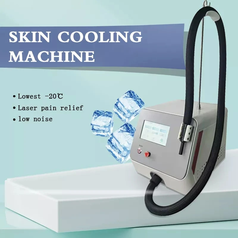 

2023 Best Selling Portable Mini Zimmer Cryo Cold Air Skin Cooling Machine For Laser Treatment Device.