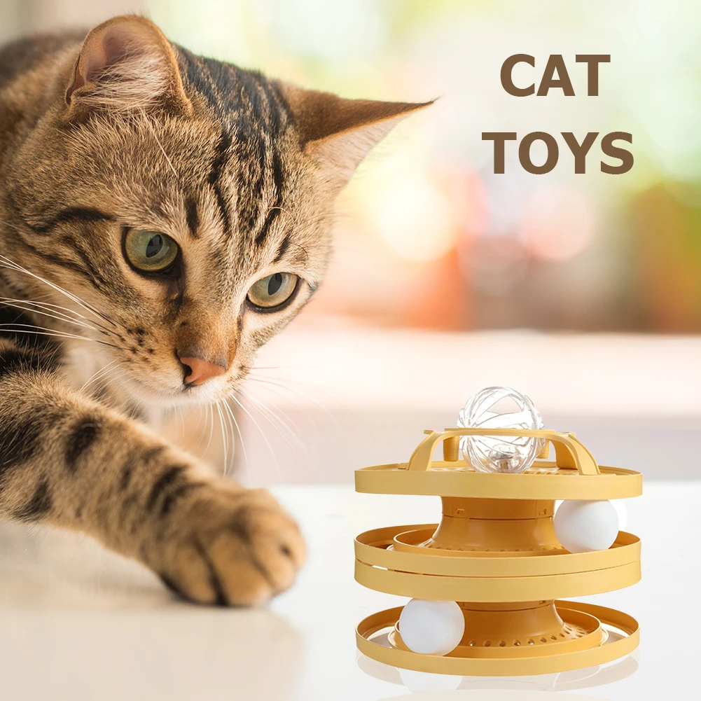 Cat Toy Cat Accessories Cute Turntable Interactive Ball Pets Toys Three Layers Teaser Mouse Pet Kitten Young Pet Supplies
Cat Toy Cat Accessories Cute Turntable Interactive Ball Pets Toys Three Layers Teaser Mouse Pet Kitten Young Pet Supplies