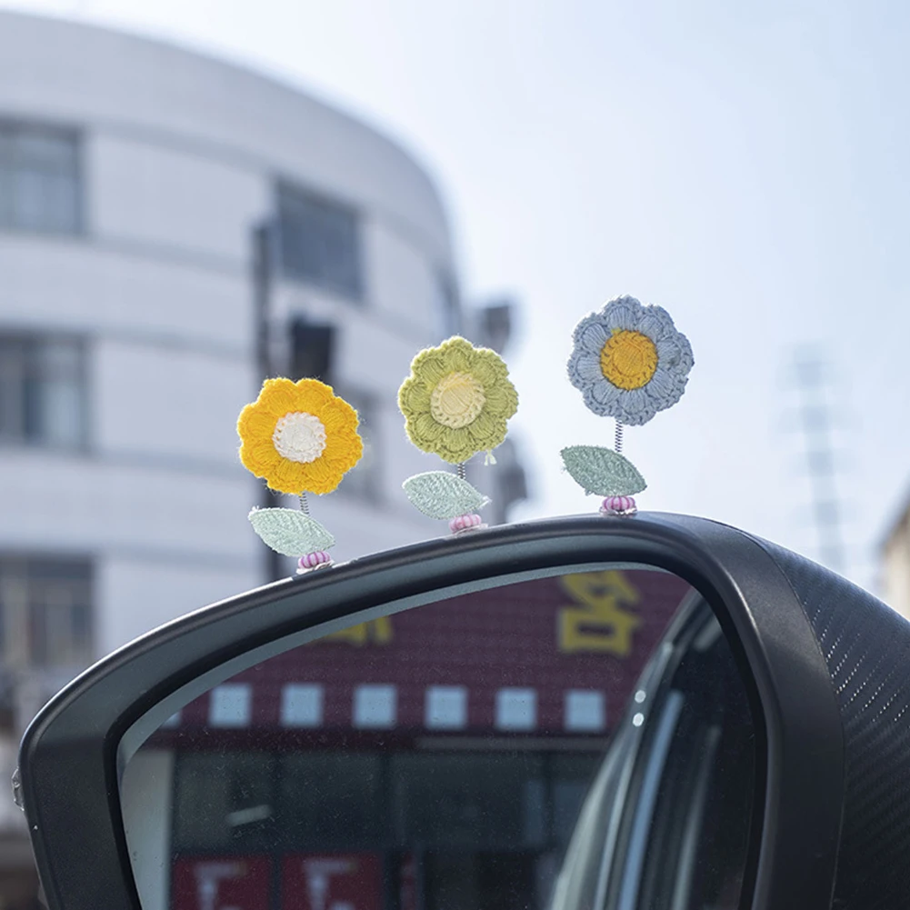 7PCS Handmade Knitted Cute Shaking Flower Head Ornament Car Dashboard Decor Dancing Swing Sunflower Interior Accessories
7PCS Handmade Knitted Cute Shaking Flower Head Ornament Car Dashboard Decor Dancing Swing Sunflower Interior Accessories