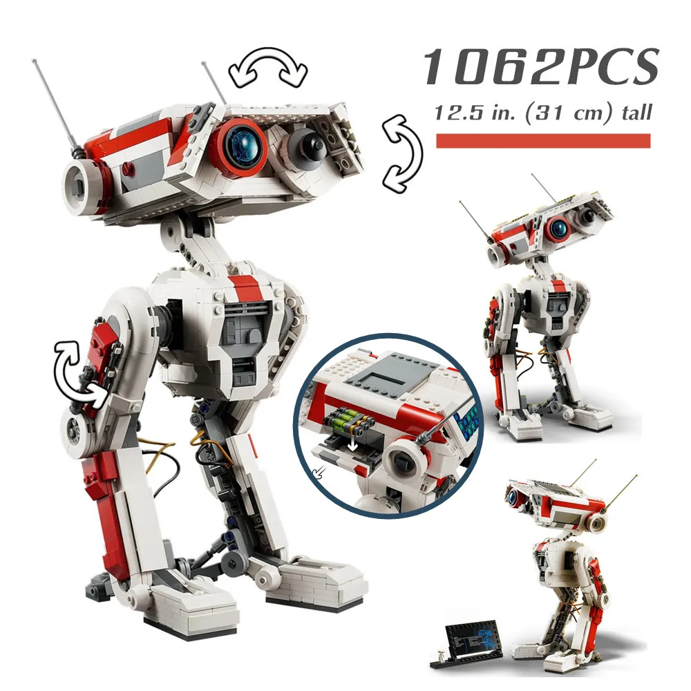 

Disney Jedi BD-1 ROBOT Droid Stars Robot Space Wars Fallen Order Fit 75335 Model Building Block Brick Toys Kid Gift