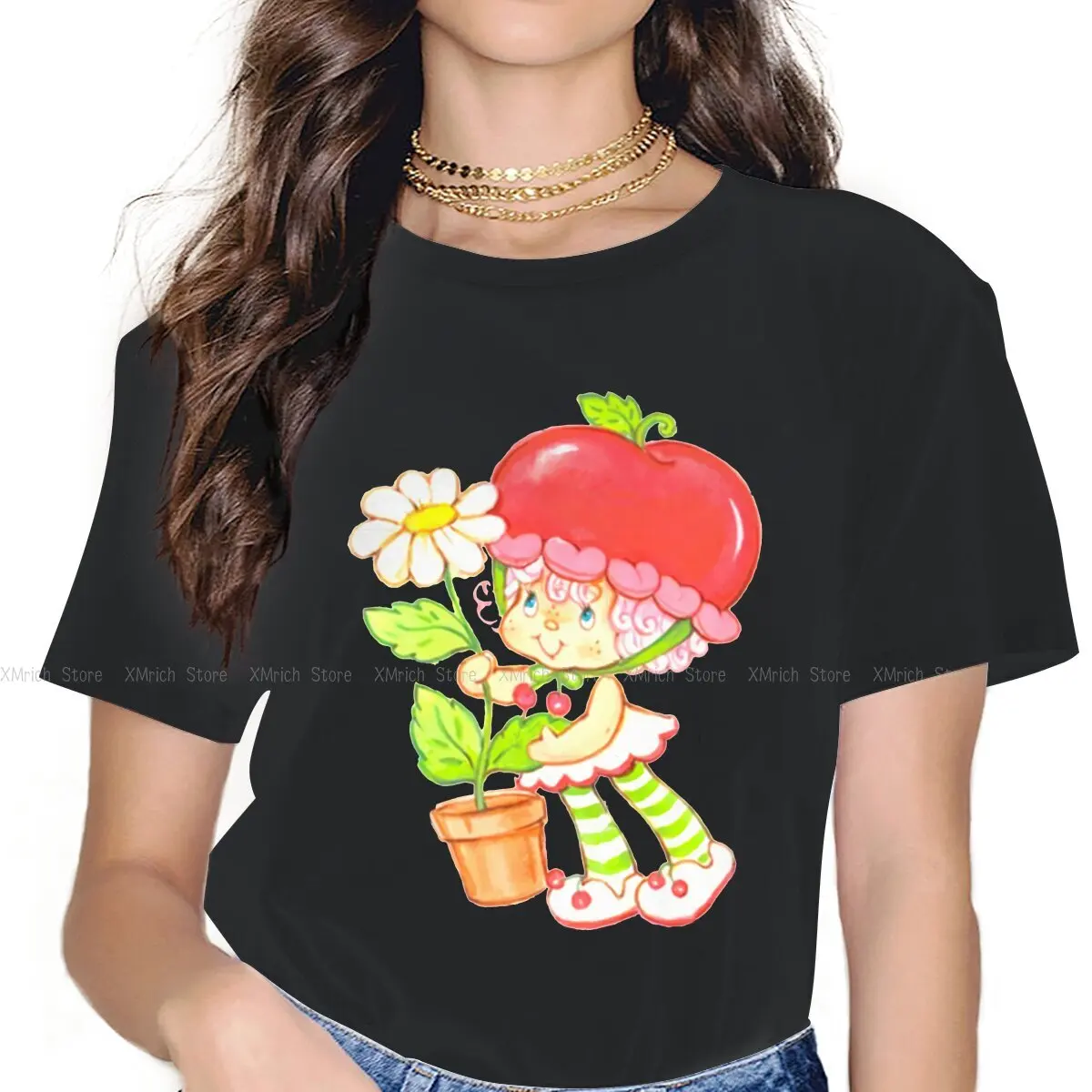 80s Aesthetic Cherry Cuddler Daisy Classic Women Clothing Strawberry Shortcake Graphic Female Tshirts Vintage Gothic Loose Tops
80s Aesthetic Cherry Cuddler Daisy Classic Women Clothing Strawberry Shortcake Graphic Female Tshirts Vintage Gothic Loose Tops