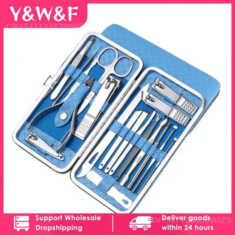 

1~8PCS 8/9/Manicure Cutters Nail Clipper Set Stainless Steel Ear Spoon Nail Clippers Pedicure Nail Art Tool Manicure