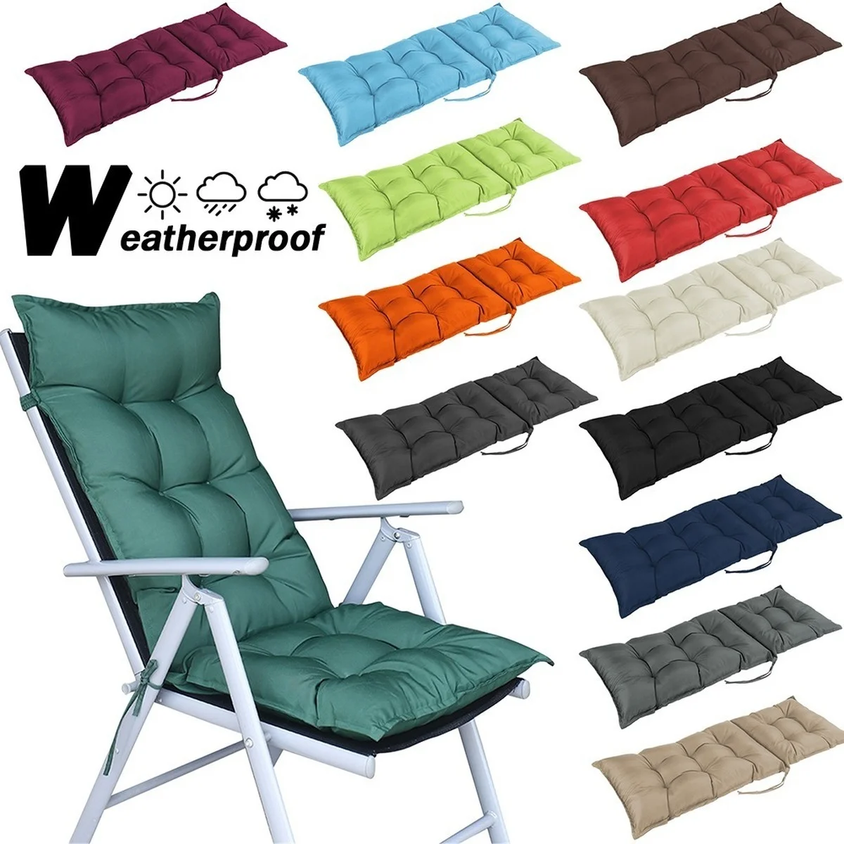 1PCS Autumn Winter Thickened Recliner Cushion Polyester Material Waterproof Folding High Resilience Sponge Leisure Cushion
1PCS Autumn Winter Thickened Recliner Cushion Polyester Material Waterproof Folding High Resilience Sponge Leisure Cushion