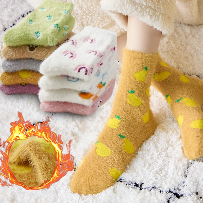 Winter Plush Socks Women Cute Thermal Fluffy Sock Autumn Winter Snow Socks Girls Ins Fashion Pattern Warm Floor Sleep Crew Socks
Winter Plush Socks Women Cute Thermal Fluffy Sock Autumn Winter Snow Socks Girls Ins Fashion Pattern Warm Floor Sleep Crew Socks