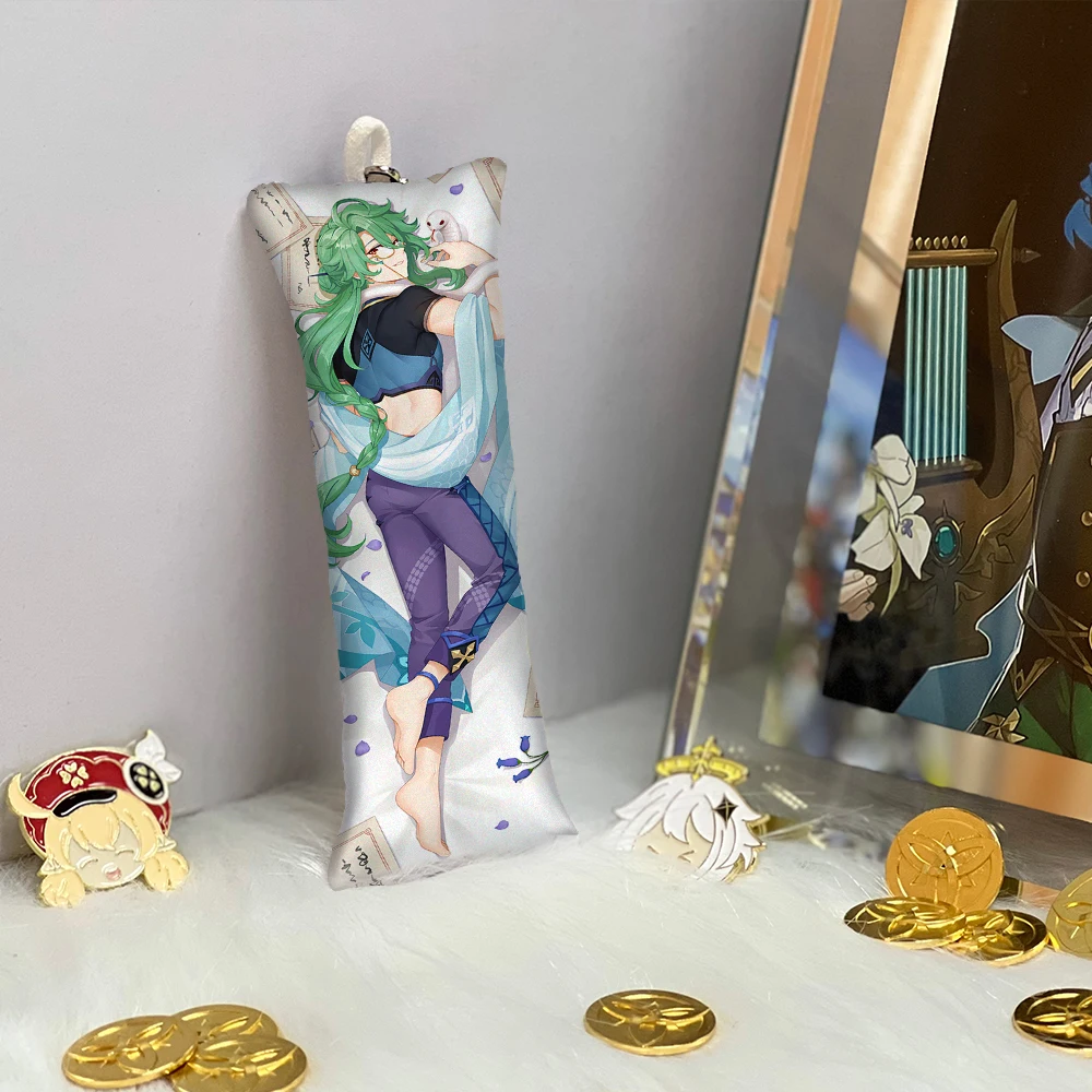 Genshin Impact Baizhu Key Chain Pendant Anime Accessories Key Ring Small Cute Body Pillow Phone Bag Pendant Mini Dakimakura
Genshin Impact Baizhu Key Chain Pendant Anime Accessories Key Ring Small Cute Body Pillow Phone Bag Pendant Mini Dakimakura