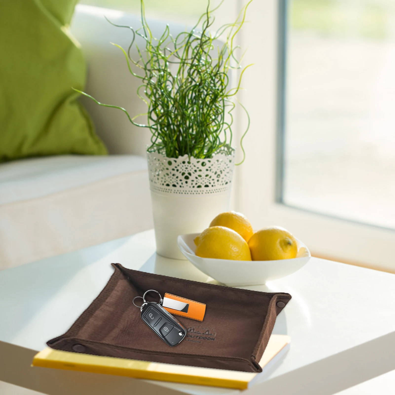 Key Storage Tray Edge-Wrapped Design Valet Tray Desktop Storage Organizer Portable Folding Valet Tray Jewelry Key Organizer For
Key Storage Tray Edge-Wrapped Design Valet Tray Desktop Storage Organizer Portable Folding Valet Tray Jewelry Key Organizer For