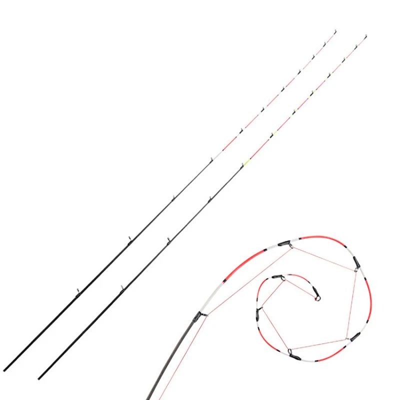

1PC 55cm half titanium alloy raft stick tip pole soft fishing rod slightl crane repair refit replacement fishing tackle