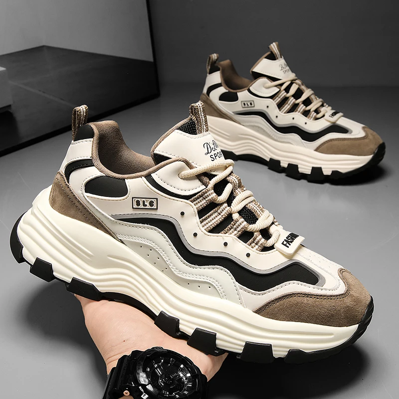 Men Chunky Sneakers 2024 Autumn New Thick Bottom Platform Sports Shoes Man Casual Fashion Sports Shoes Running Shoes Zapatos
Men Chunky Sneakers 2024 Autumn New Thick Bottom Platform Sports Shoes Man Casual Fashion Sports Shoes Running Shoes Zapatos