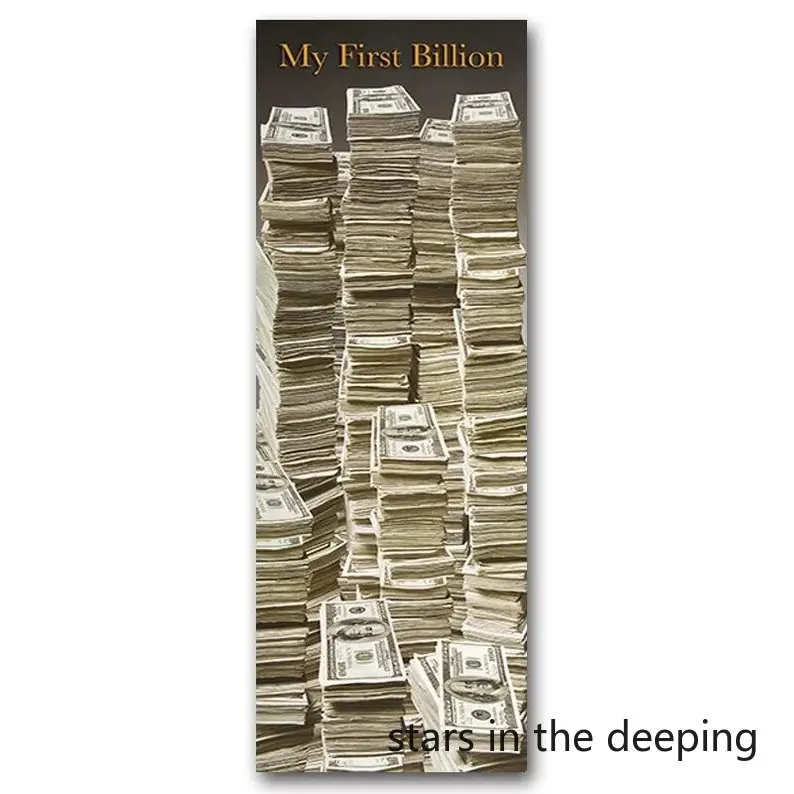 Настенная печать "Мой первый миллион/миллиард денег", современный стиль 
Настенная печать "Мой первый миллион/миллиард денег", современный стиль