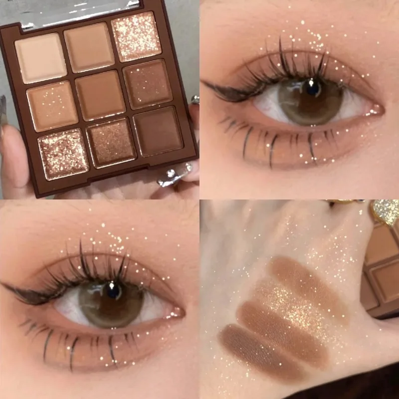 Chocolate eye shadow Disk Earth Color System Matte Orange Brown Pearlescent Sparkling Nine Colors
Chocolate eye shadow Disk Earth Color System Matte Orange Brown Pearlescent Sparkling Nine Colors