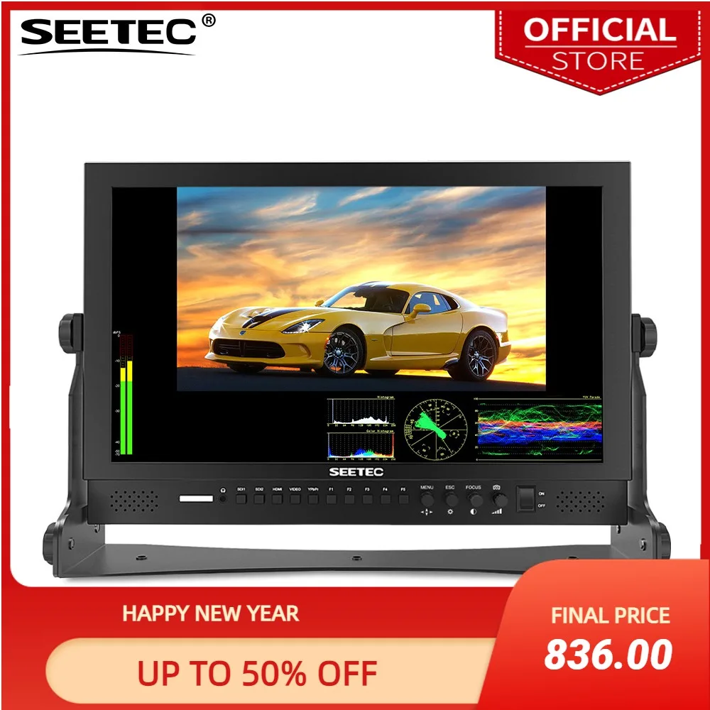 Монитор вещания Seetec P173-9DSW 17 3 дюймов FHD 1920x1080 с функцией векторного прицела 3G-SDI HDMI -