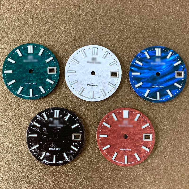 28.5mm watch dial nh35 dial Grand Seiko repalce parts fit nh35 4R36 6R35 movement C3 green Luminous dial men watch gift parts
28.5mm watch dial nh35 dial Grand Seiko repalce parts fit nh35 4R36 6R35 movement C3 green Luminous dial men watch gift parts