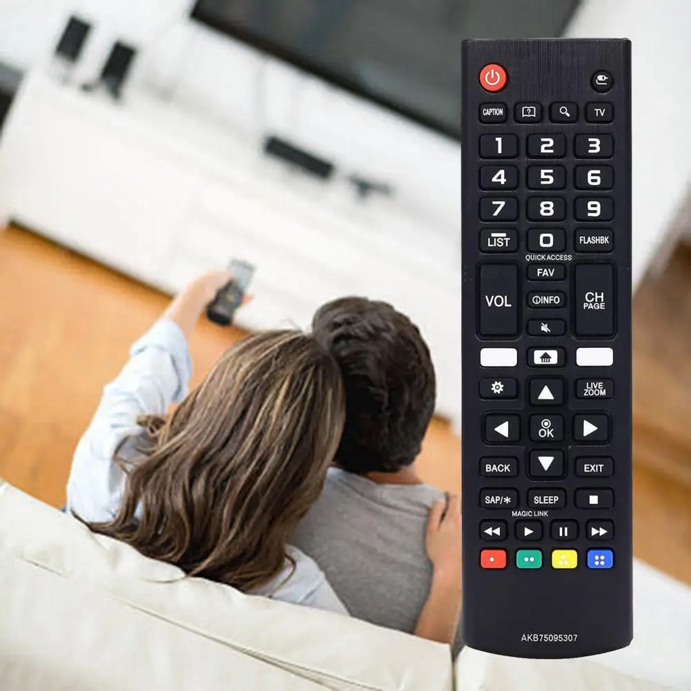 Remote Control Required Quick Response Turn On/Off The TV Long Distance Smart IR Television Remote Control for LG AKB75095308
Remote Control Required Quick Response Turn On/Off The TV Long Distance Smart IR Television Remote Control for LG AKB75095308
