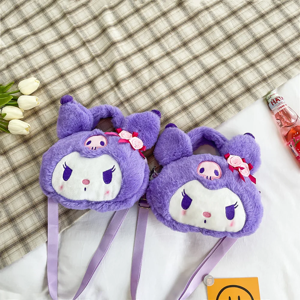 Sanrio Plush Shoulder Bags Kuromi Cute Cartoon Bagpacks Kawaii Crossbody Tote Anime Handbags Cute Fluffy Backpacks Gift for Girl 
Sanrio Plush Shoulder Bags Kuromi Cute Cartoon Bagpacks Kawaii Crossbody Tote Anime Handbags Cute Fluffy Backpacks Gift for Girl