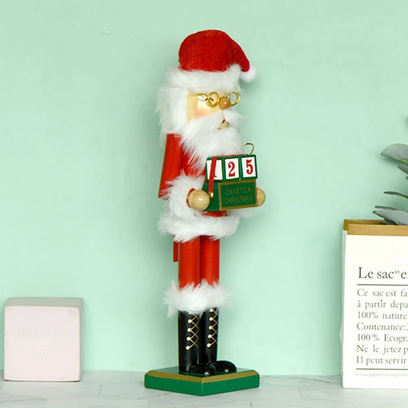 1 Piece Standing Santa Wooden Nutcracker Christmas Decorations Wood Figurine Puppet Toys
1 Piece Standing Santa Wooden Nutcracker Christmas Decorations Wood Figurine Puppet Toys